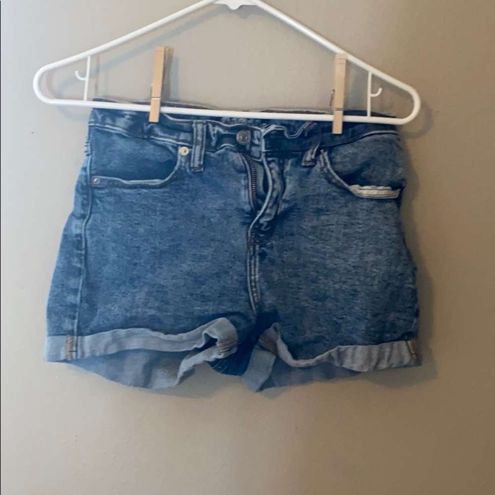 Denim shorts